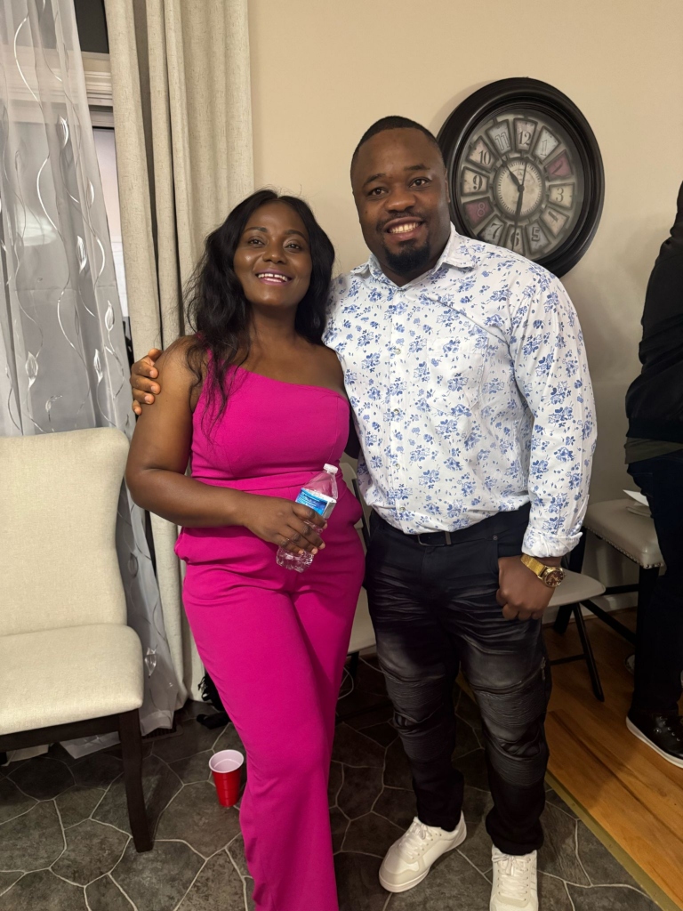 Alumni couple at fellowship night
